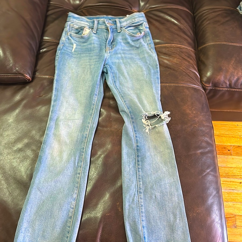 Slouchy straight jeans